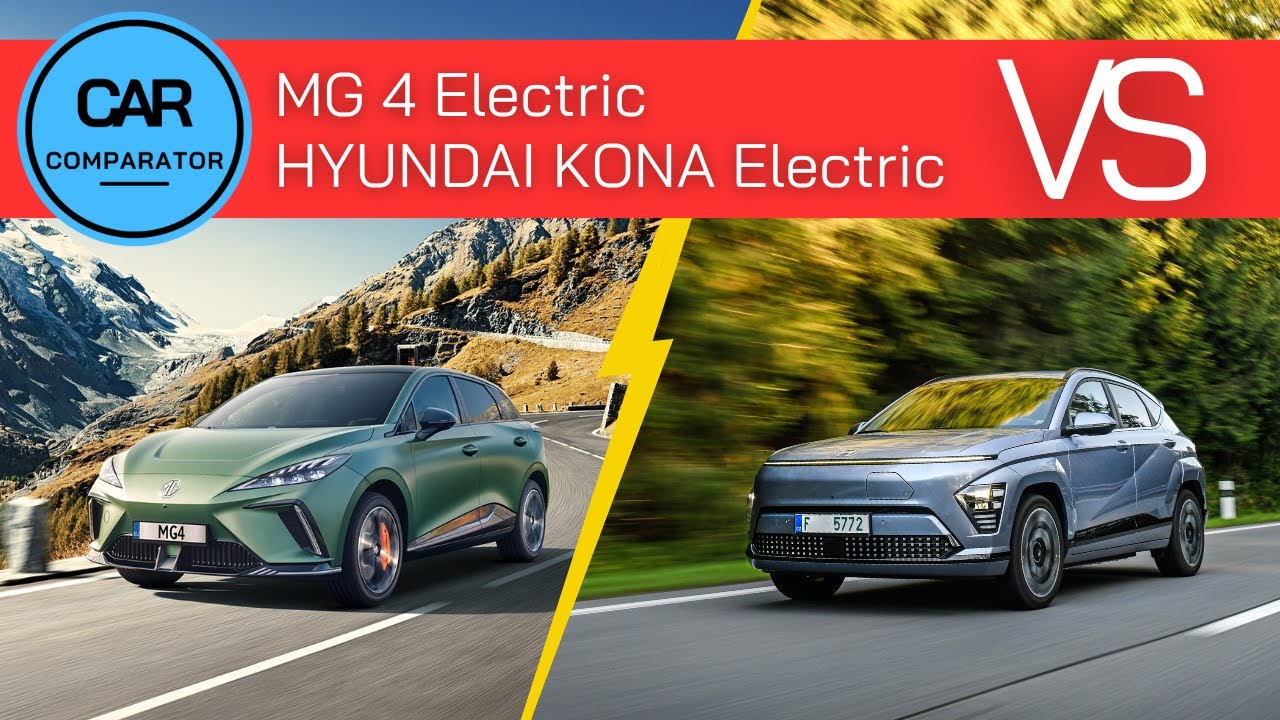 MG 4 Electric challenges Hyundai KONA: Specs showdown with a punch