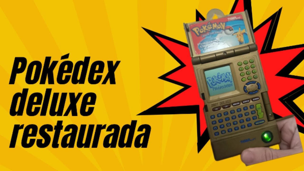Pokédex deluxe desmontaje, limpieza y montaje completo