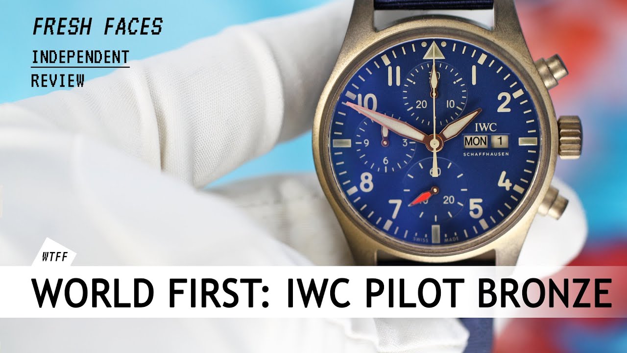 World premiere: the IWC Pilot's watch Chronograph 41 in bronze