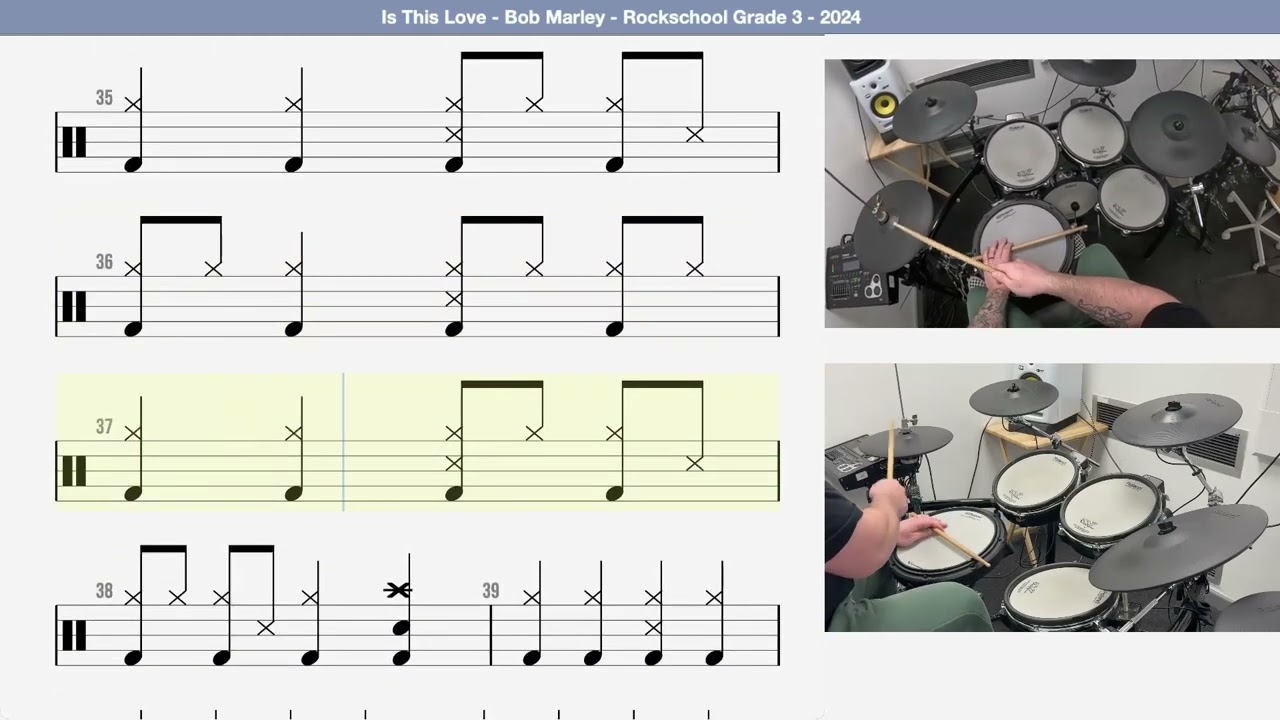 🥁 Is This Love   Bob Marley   Rockschool Grade 3   2024