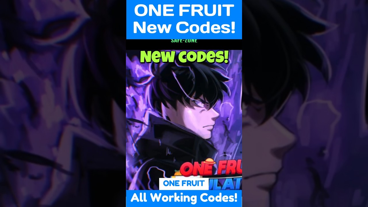 All New ONE FRUIT Codes - New Codes For ONE FRUIT SIMULATOR Roblox QOL + SOLO LEVELING!