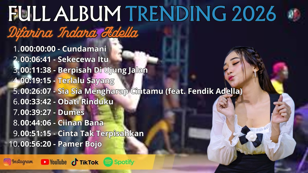 Full Album Trending 2026 | Difarina Indra Adella Hits Terbaru