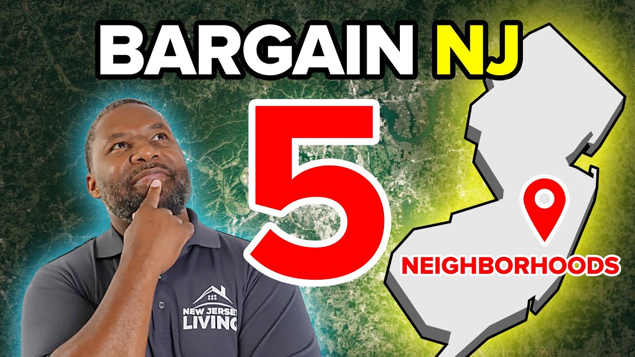 Top 5 BARGAIN Neighborhoods in New Jersey 2024!!🤯 [Everything You Need to Know!]
