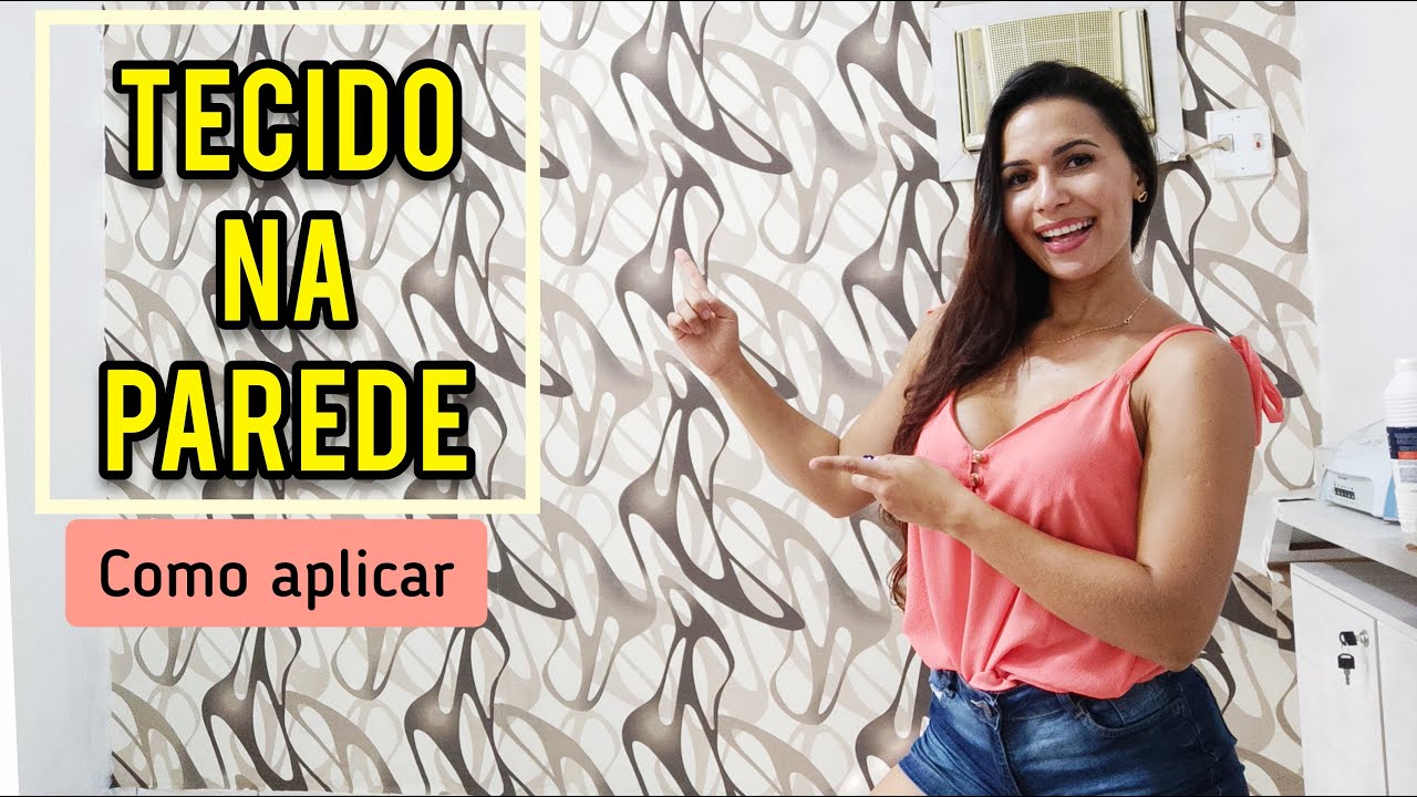 Como aplicar tecido na parede | Faça você mesmo #diy