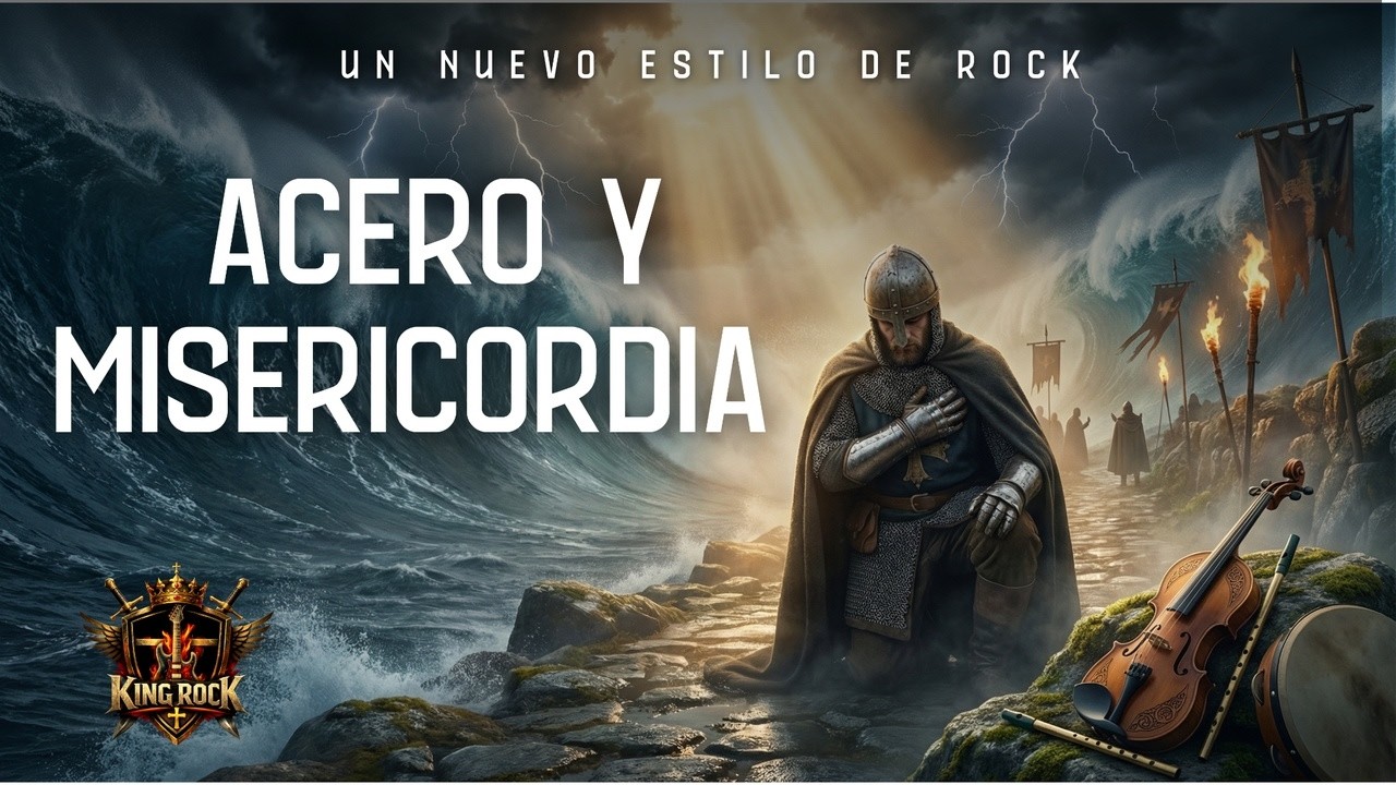 ACERO Y MISERICORDIA (Rock Cristiano Cinemático) ⚡ Tormenta, Fe y Victoria | King Rock