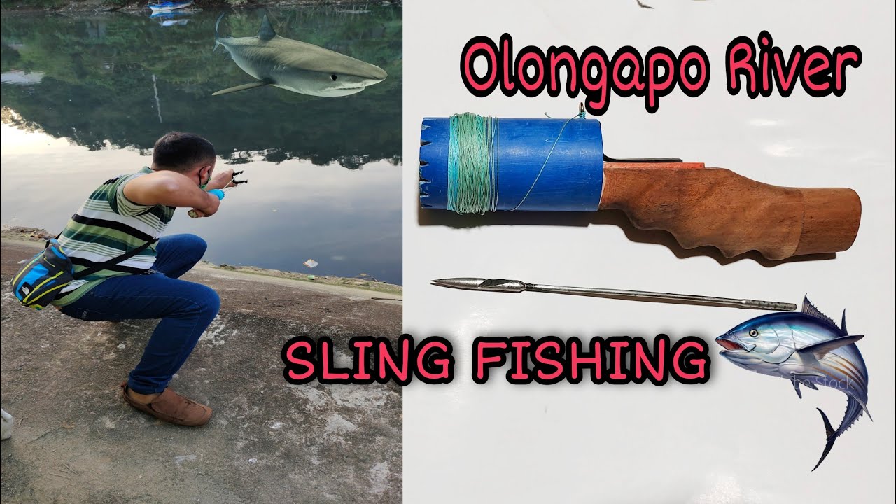 SLINGSHOT FISHING OLONGAPO RIVER / DIY SLINGSHOT FISHING