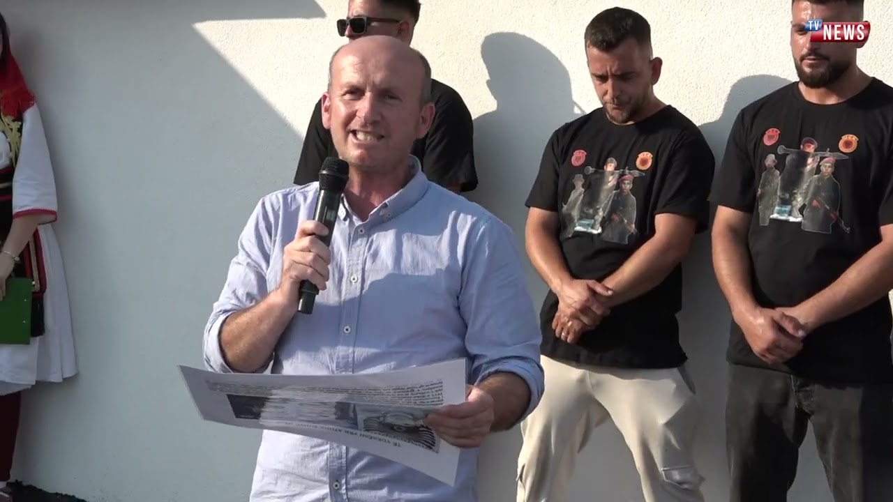Në Sllupçan u përurua lapidari për nder të tre bijve të tij trima