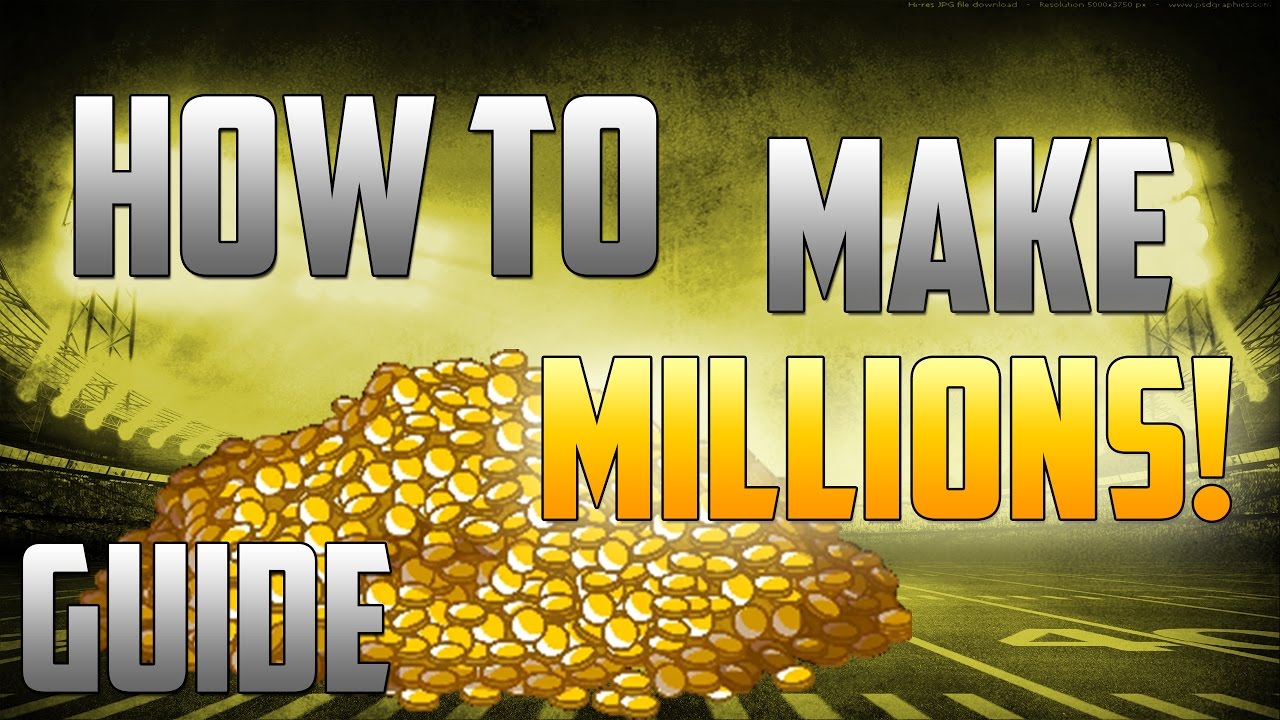 HOW TO MAKE MILLIONS IN MADDEN MOBILE 17!-UPDATED Coin Making GUIDE!