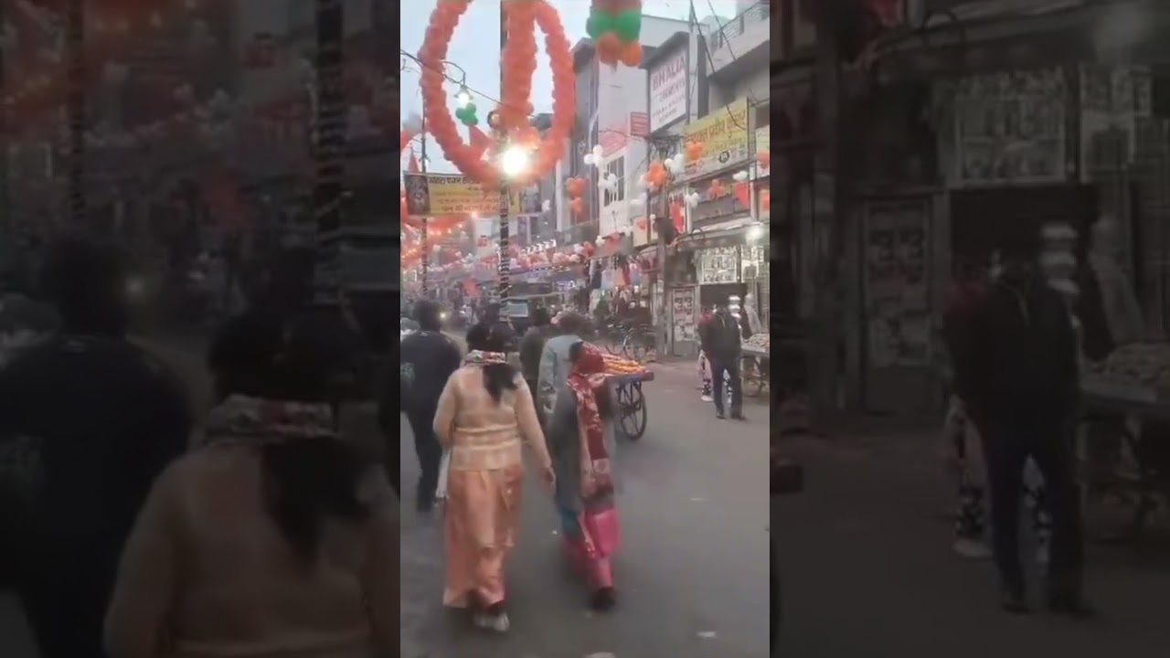 22 Jaunary 2024 rewari market decoration 💞❤️ 