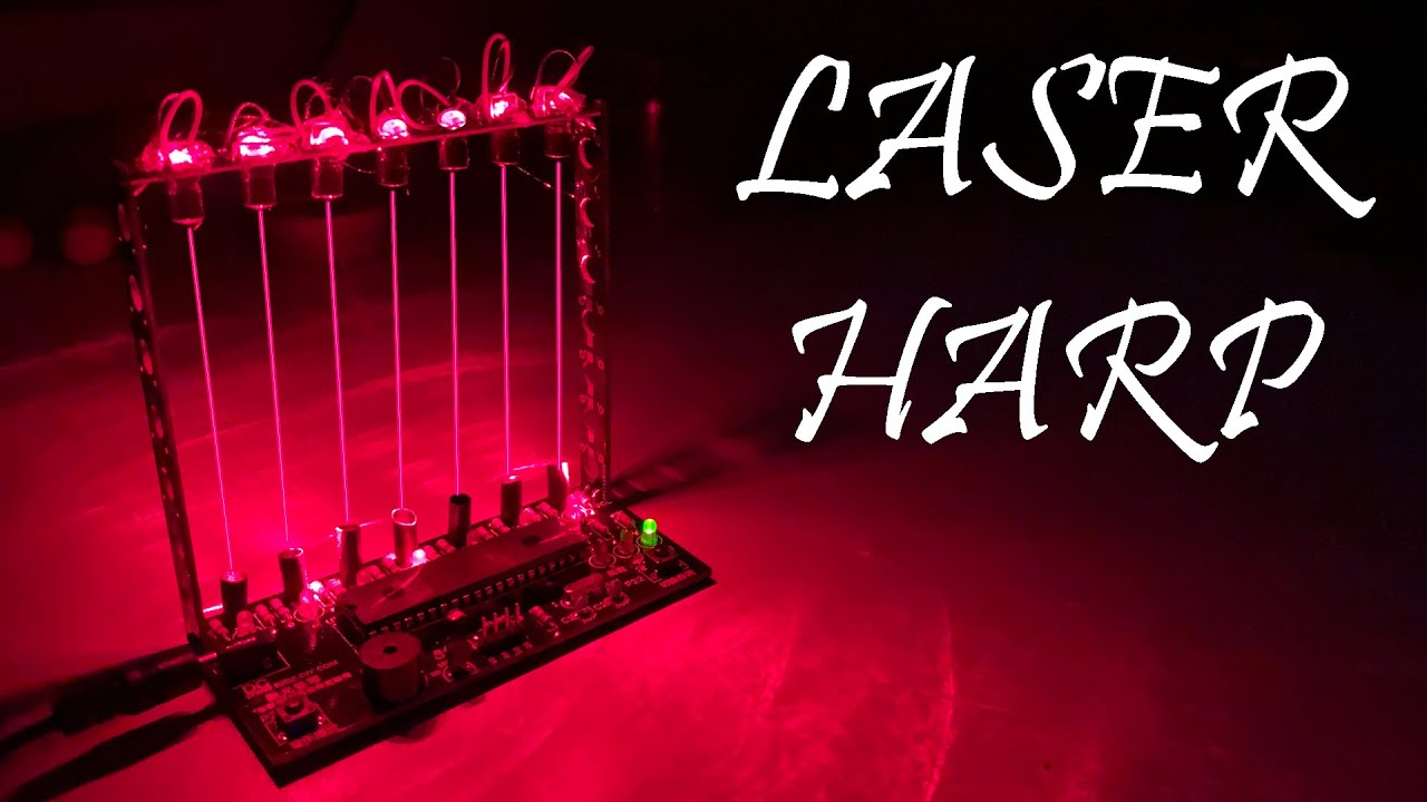 LASER HARP Circuit with STC-89C52 DIY KIT