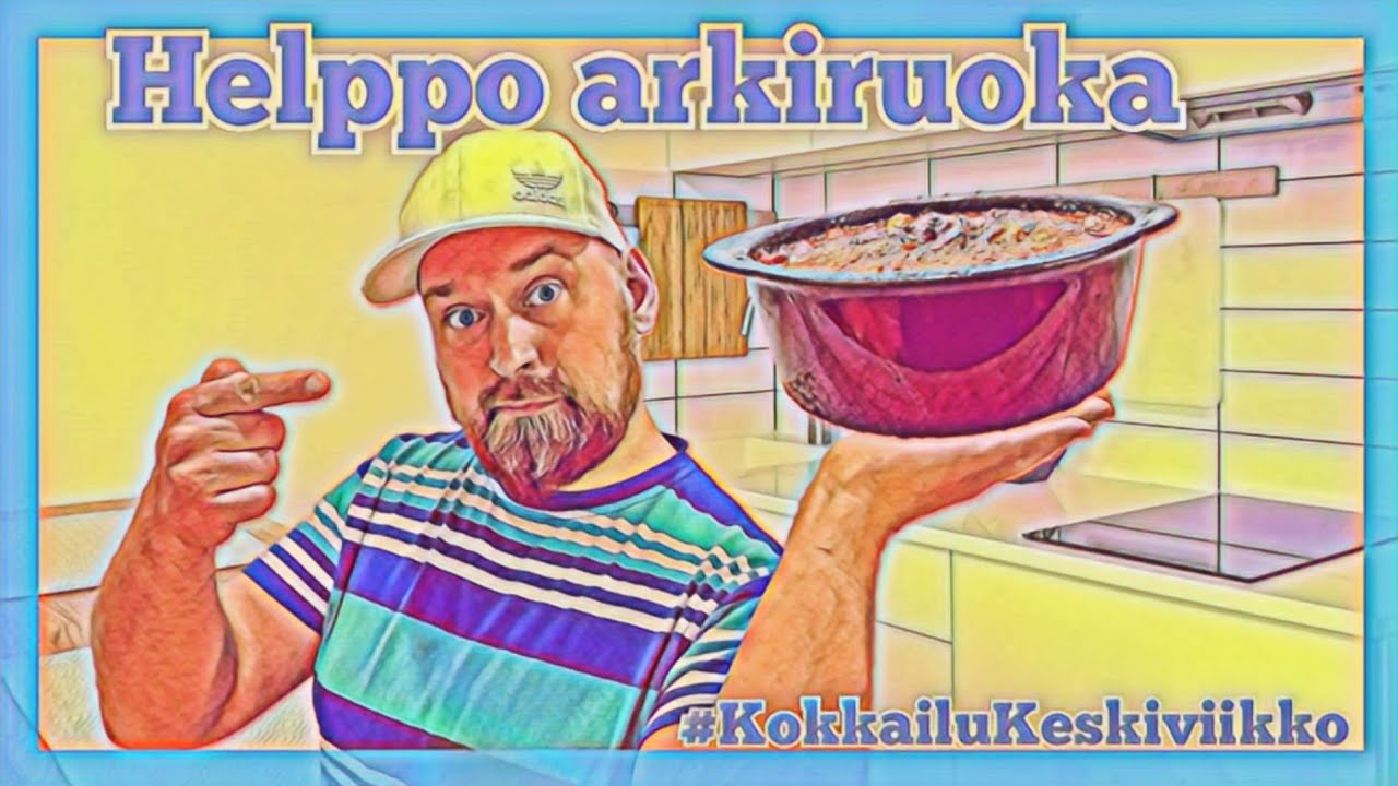 Helppo arkiruoka uunissa