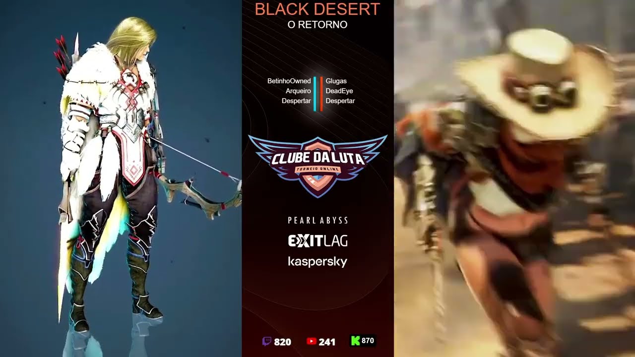 BLACK DESERT PVP - BetinhoOwned (Archer) vs. Glugas (DeadEye)