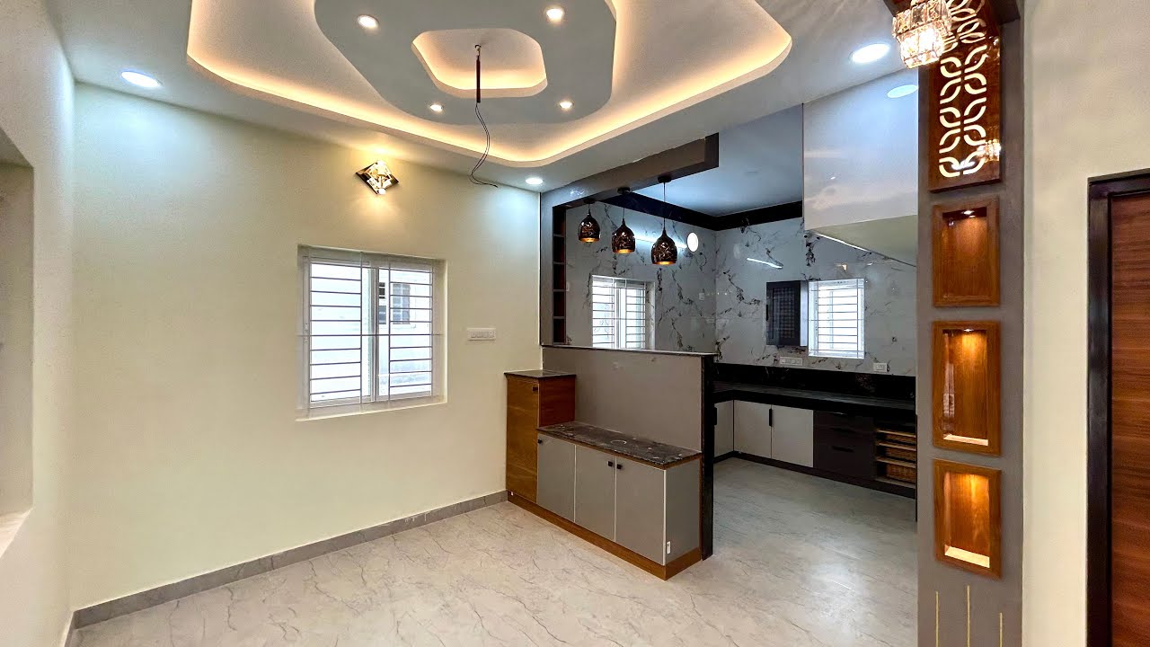 Attractive Modular Kitchen Design 🔥🔥 with Beautiful Interior Design 👌👌21x10feet Size