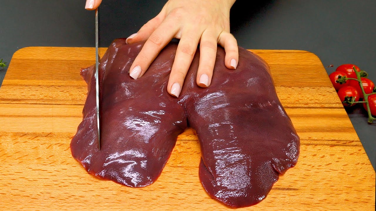 Говяжья печень – самый полезный продукт. Вкусный и простой рецепт.