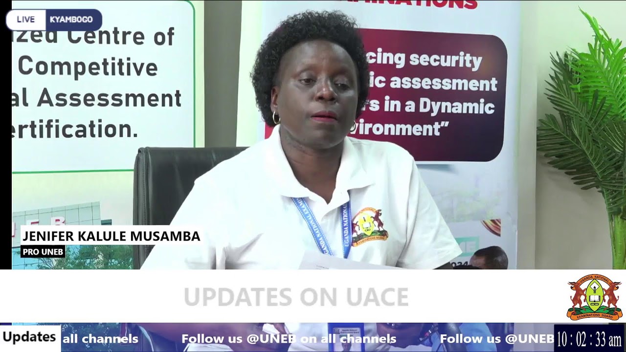 uganda national examinations board Live Stream