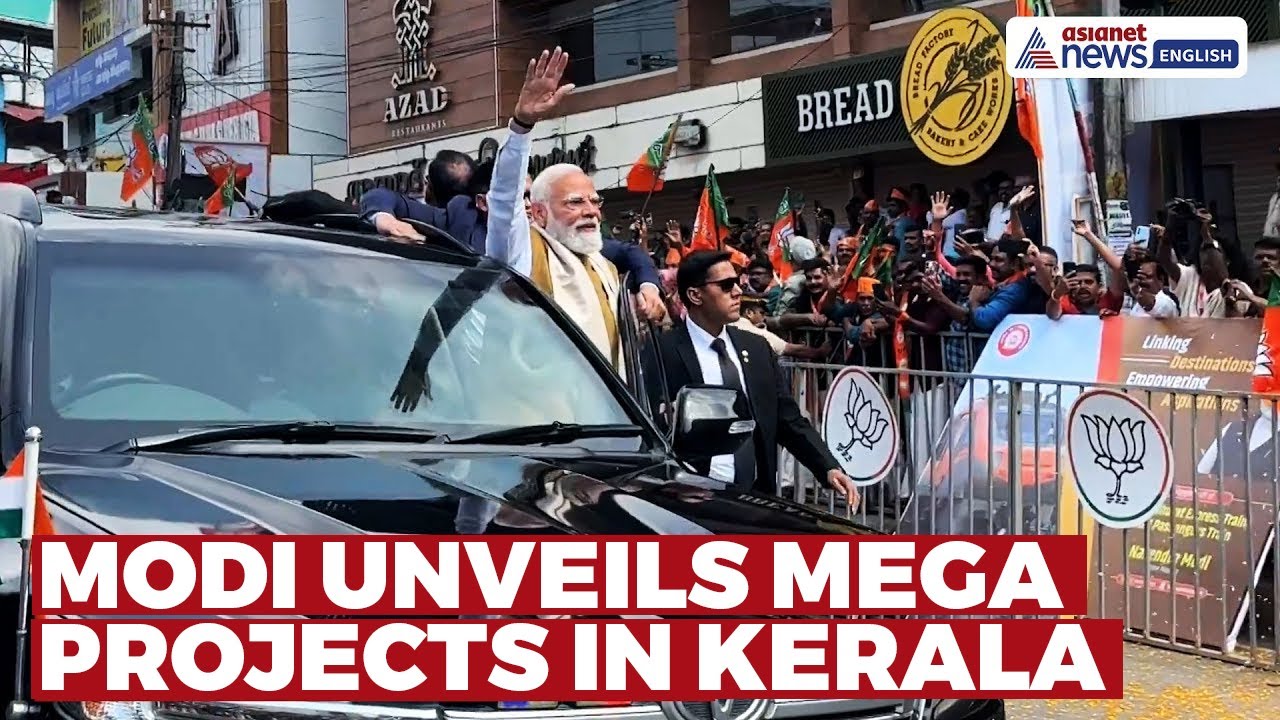 Kerala: PM Modi Launches Major Projects, New Trains