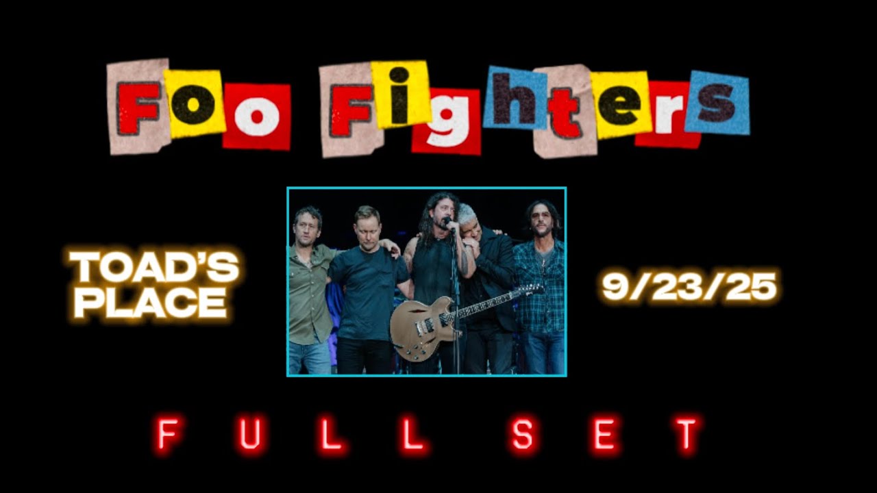 Foo Fighters VIDEO surprise show at Toad’s Place in New Haven, CT 9/23/25 FULL SET !!! 27 songs !!!