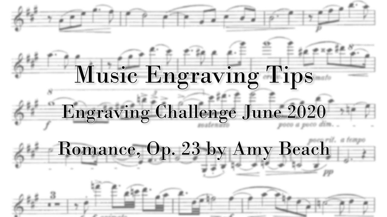 Beach Romance Engraving Challenge | Introduction & Original Edition