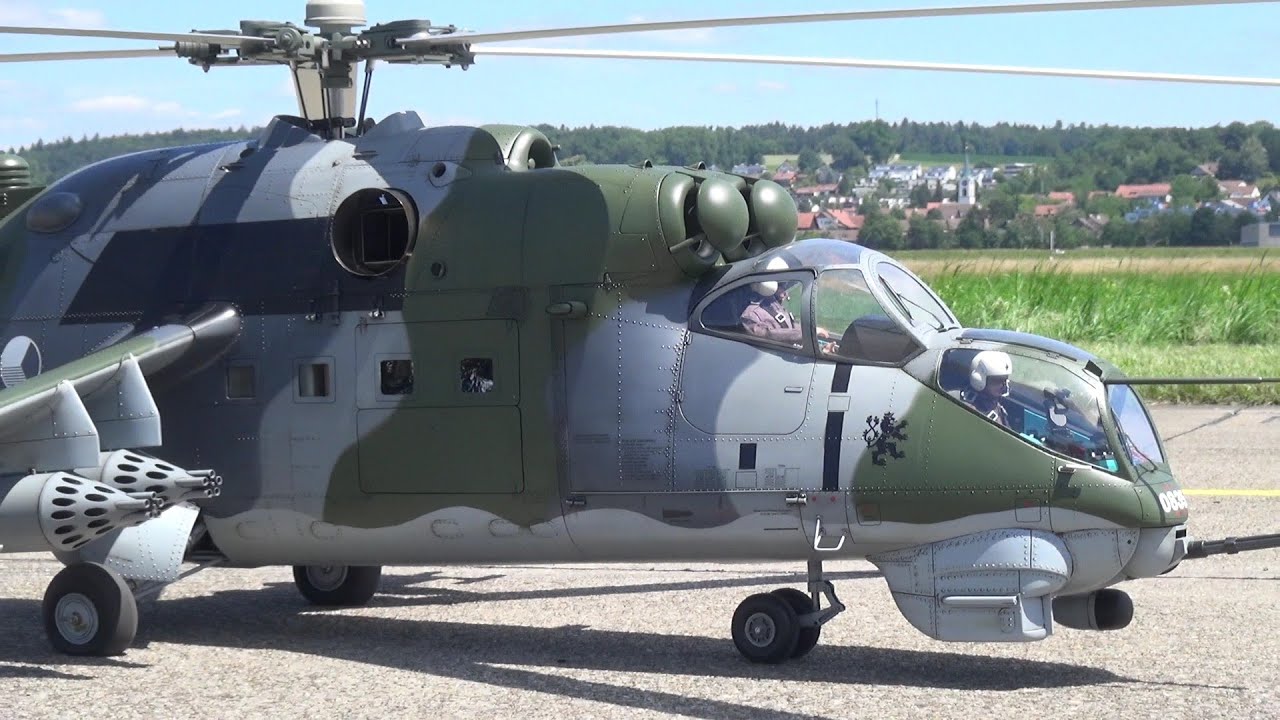 MIL MI-24 Миль Ми-24 RC SCALE TURBINE HELICOPTER