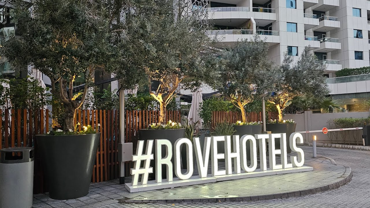 Rove Dubai Marina 3* отличный район ,пляж в 7 минутах #дубай #rovemarina #jbr