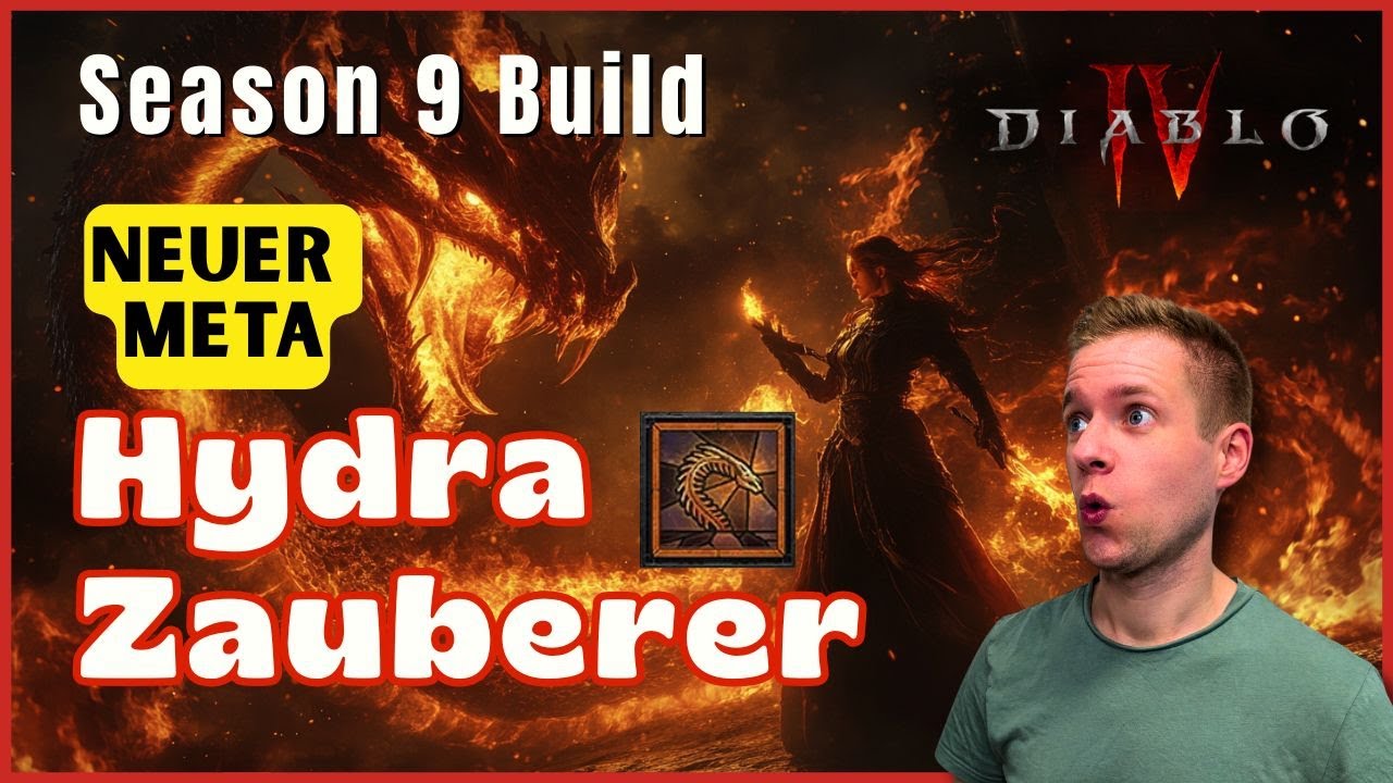 Neuer Hydra Zauberer Build für Season 9 - Meta und mega Schick! | Diablo 4
