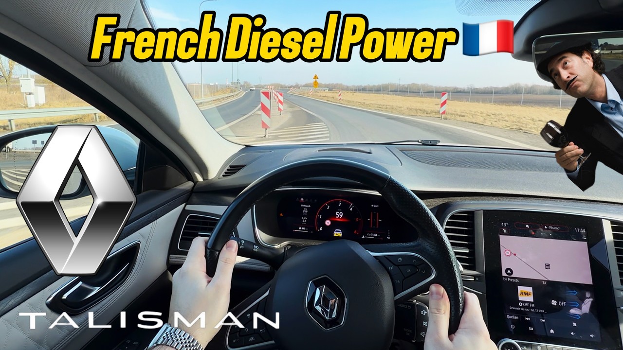 Renault Talisman 190 Blue DCI POV Drive  - French Diesel Power