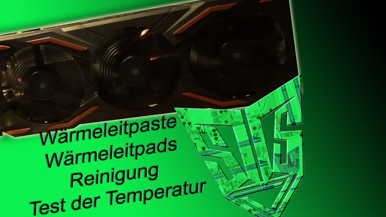 Gigabyte GTX 1080 - Vor/ Nachher Test der Temparatur - Zerlegen und reinigen - Demontage des Kühlers