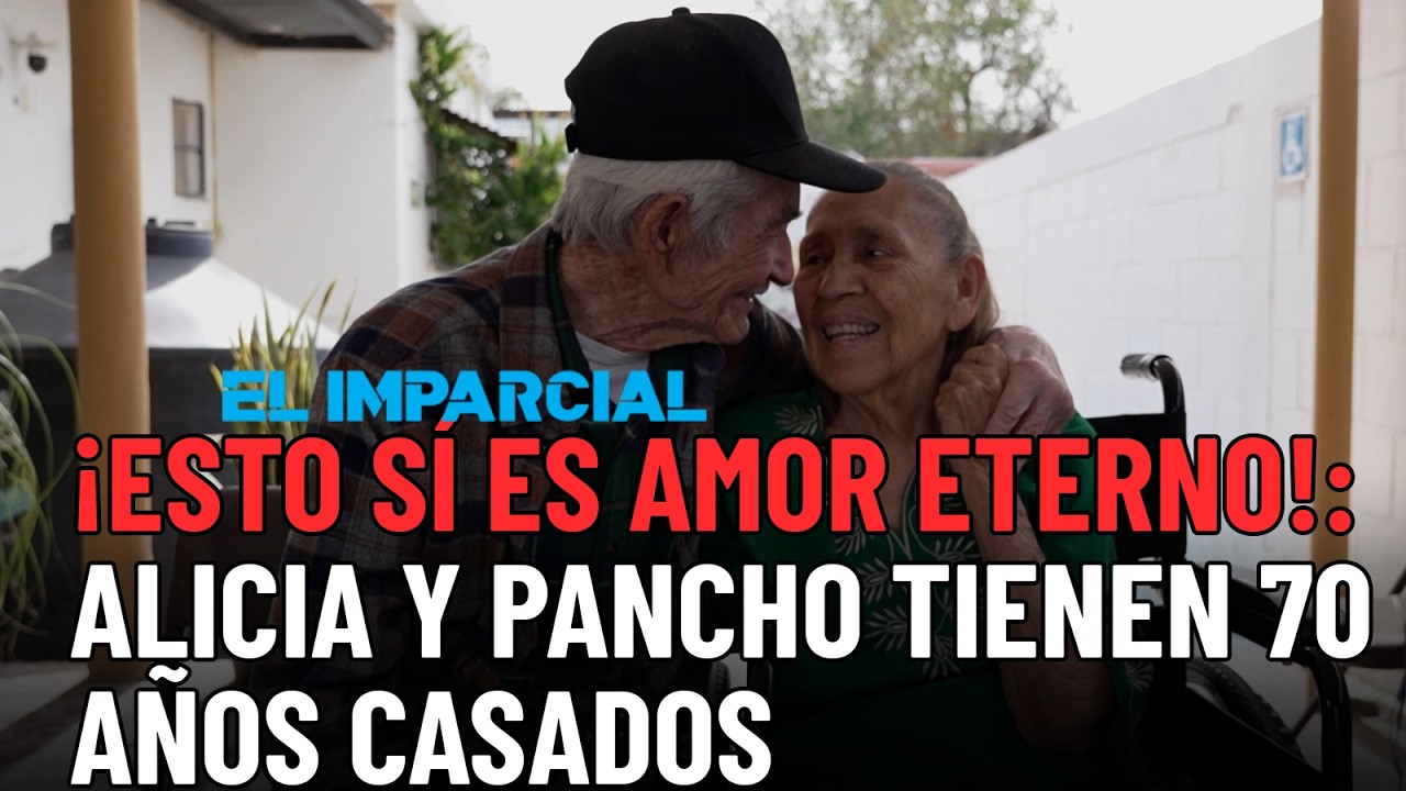 ¡Esto sí es amor eterno!: Alicia y Pancho tienen 70 años casados