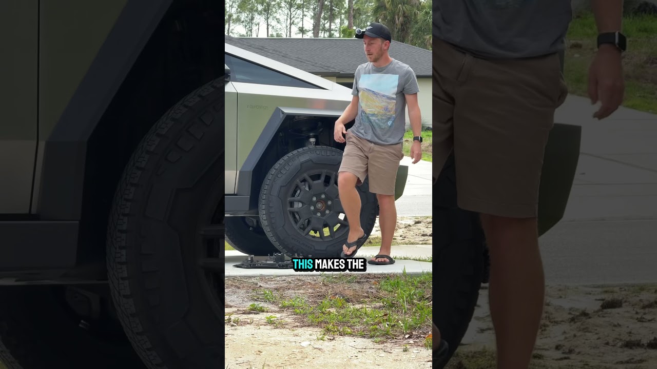 Tesla Cybertruck owner gets his hands dirty for the first time in his life