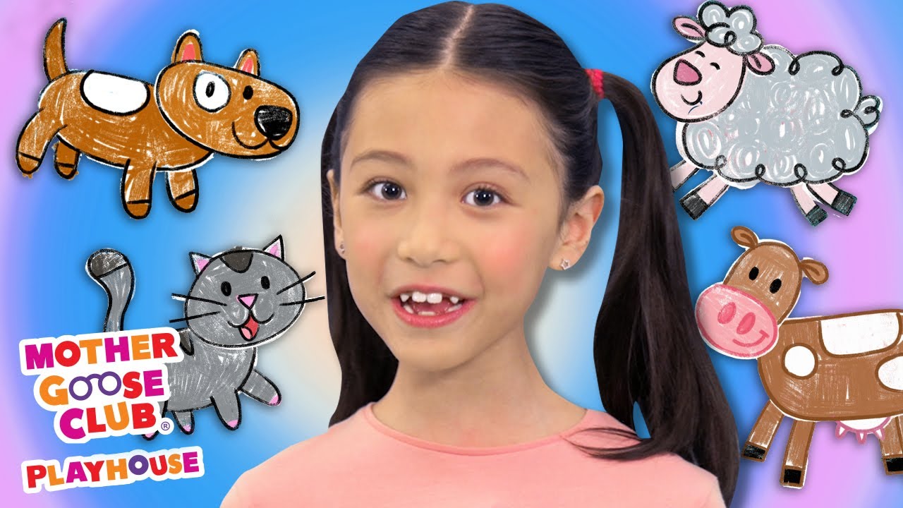 Animal Sounds Song + More | Mother Goose Club Playhouse Songs & Nursery Rhymes