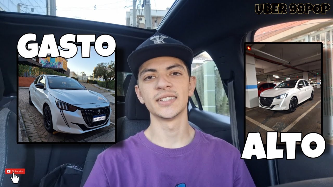 Meu custo como motorista de aplicativo usando o Peugeot 208 #99pop #uber #peugeot208 #motoristadeapp