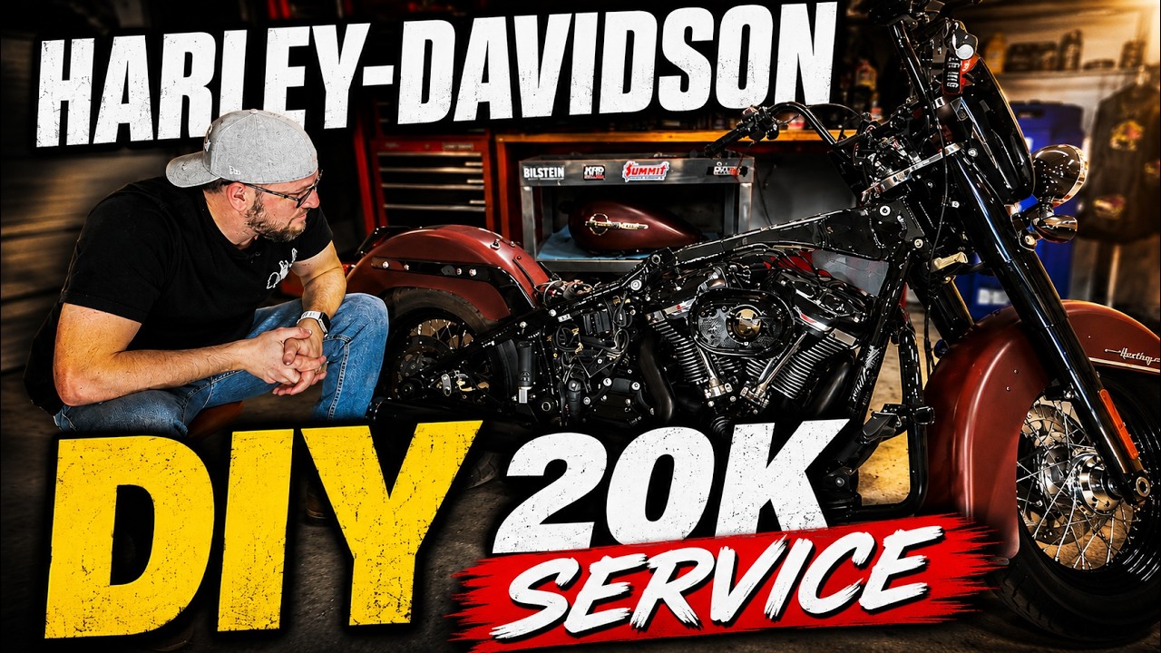 Harley Davidson tear down, DIY 20K mile service series