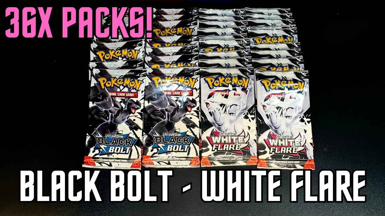 Black Bolt & White Flare BOOSTER BOX! 36x PACKS to hit it BIG!!
