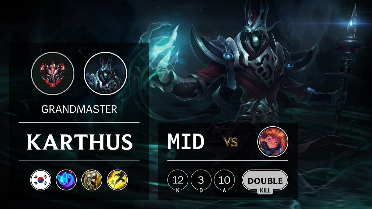 Karthus Mid vs Zoe - KR Grandmaster Patch 9.9