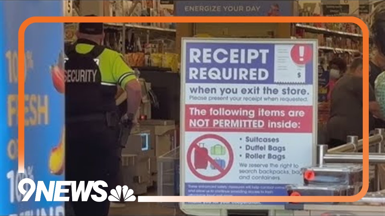 Some shoppers uneasy as King Soopers implements receipt checks by security guards
