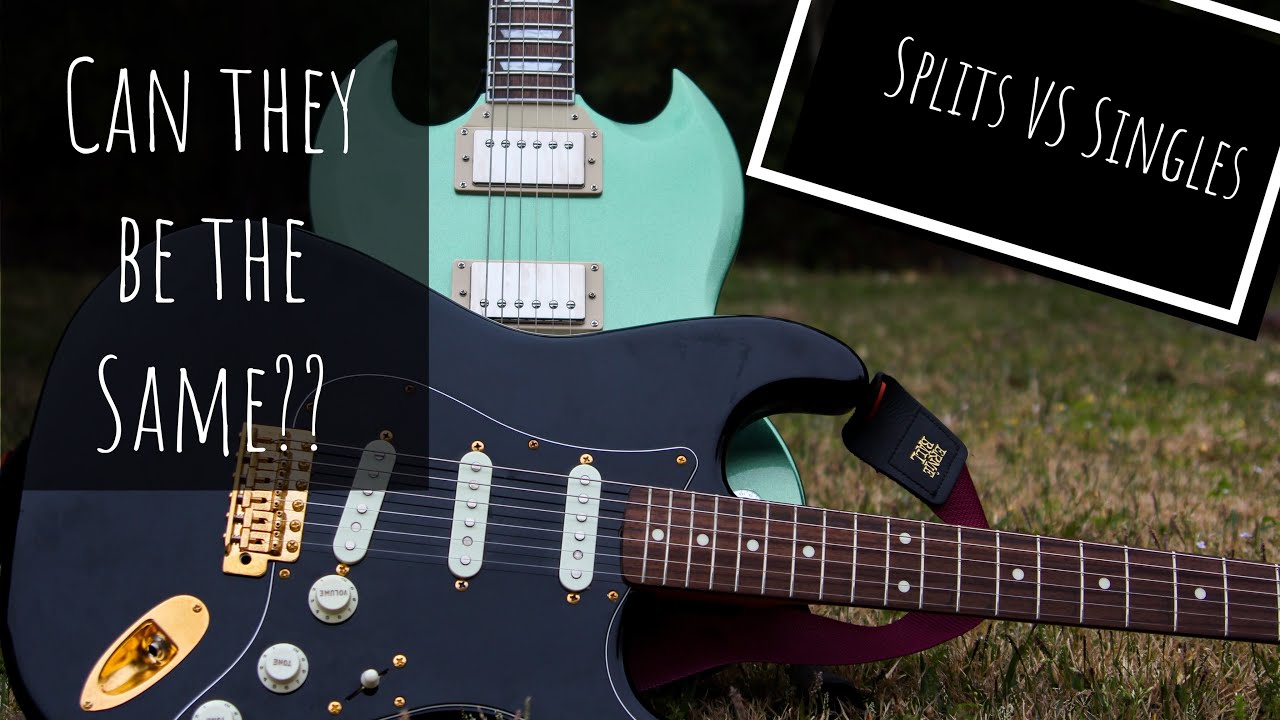 Coil Split Humbuckers VS Real Single Coils | Strat VS SG Guitar Comparison