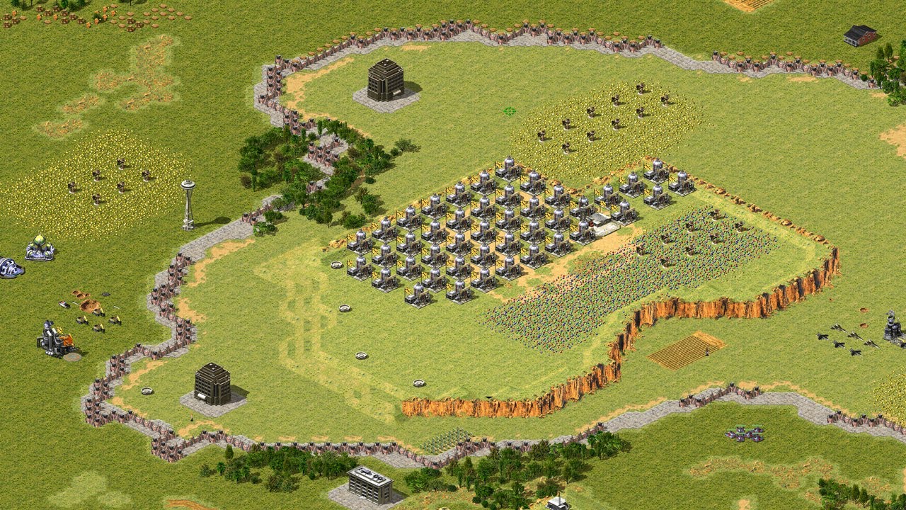Red Alert 2 | Yuri's Revenge | 7 vs 1 | Extra hard AI | Ukraina map