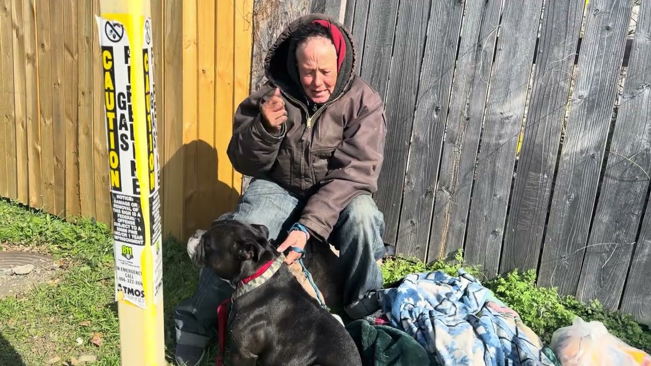 Homeless in a Foreign Land: A Mother From Spain Waiting for Her Son With Only Her Dog