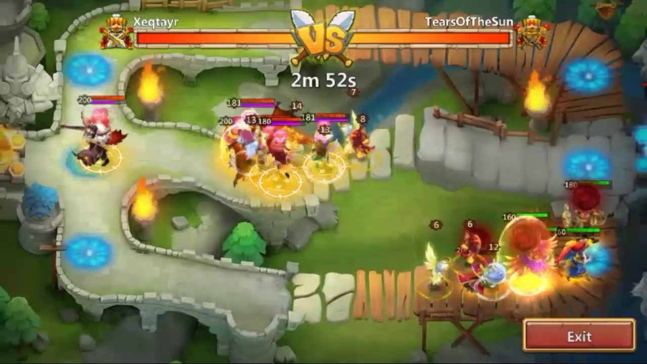 Castle clash skull knight gameplay 5/8 scatter