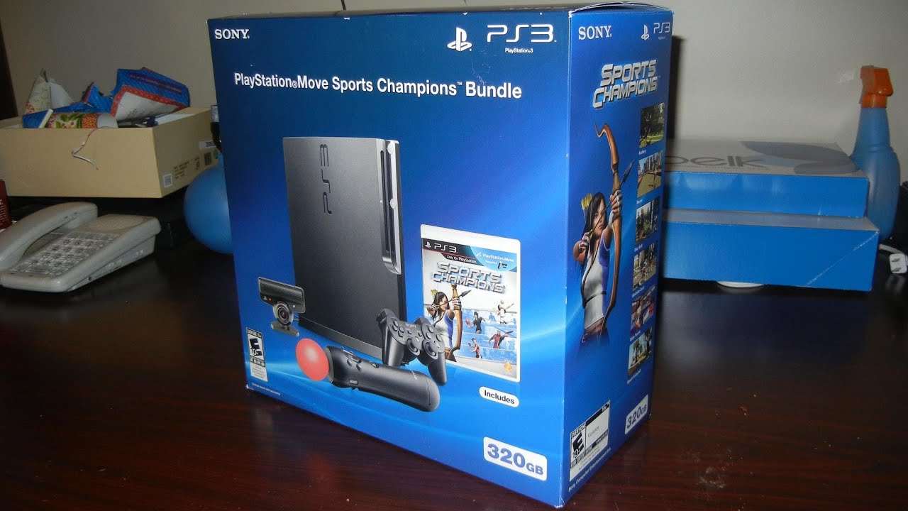 NEW 320GB PS3 MOVE BUNDLE UNBOXING!!!