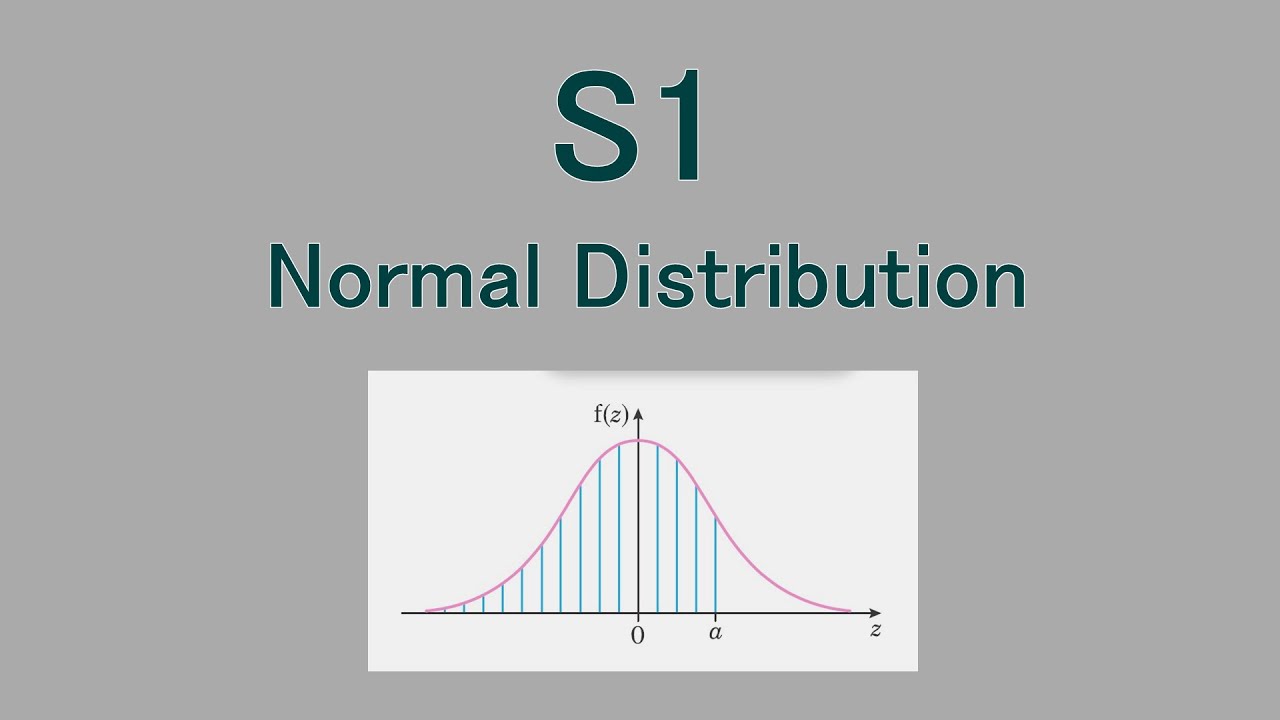 S1 Normal Distribution
