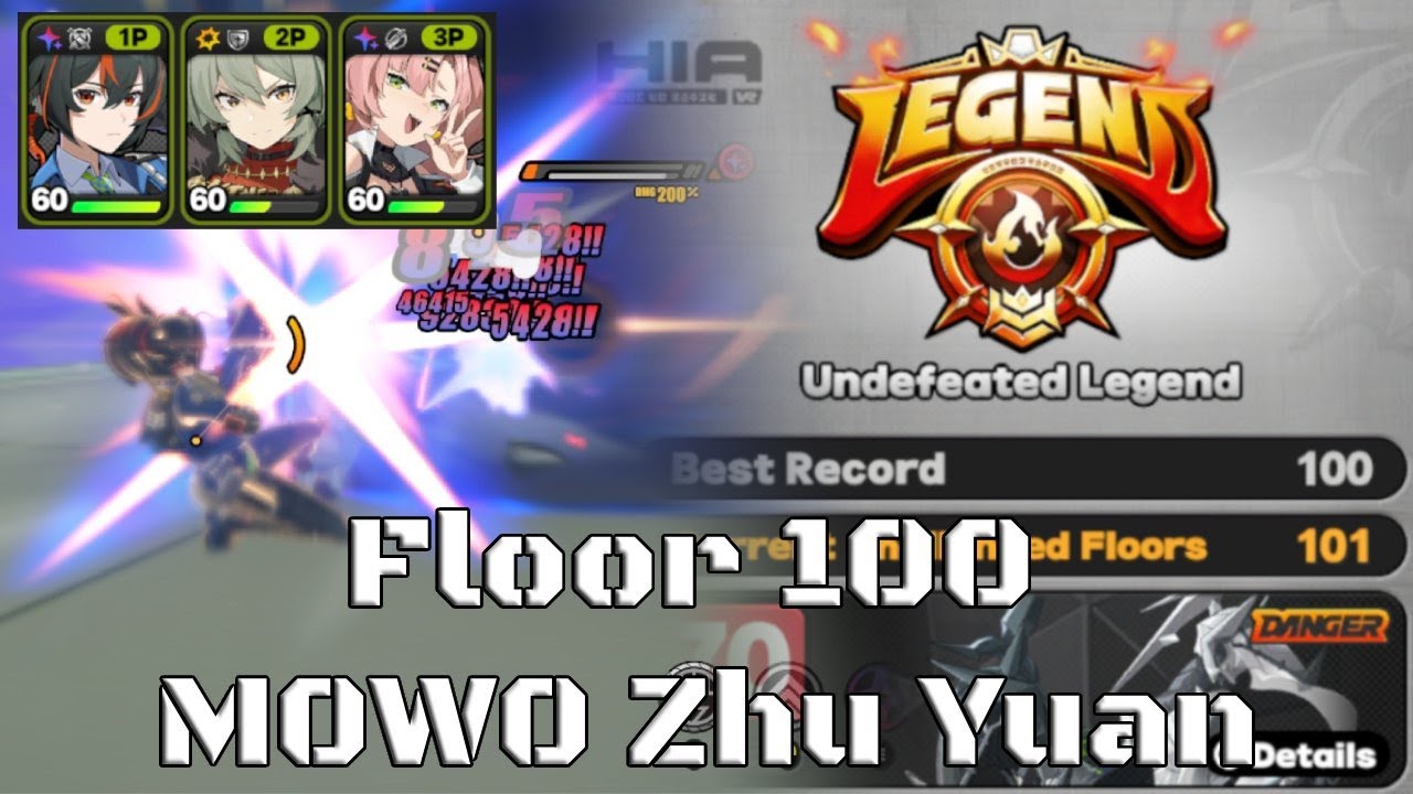 Endless Tower Floor 100 CLEARED (M0W0) Simulated Battle Trial + 