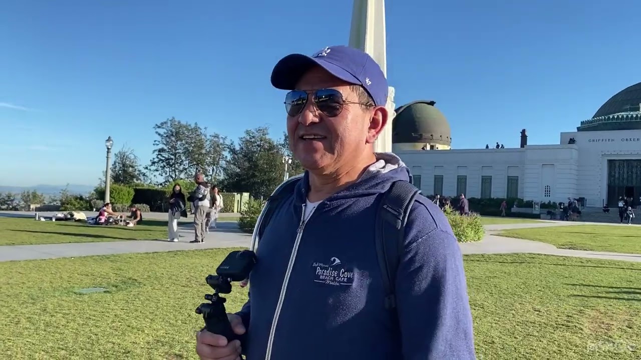 Caminata hacia el observatorio de Los Angeles