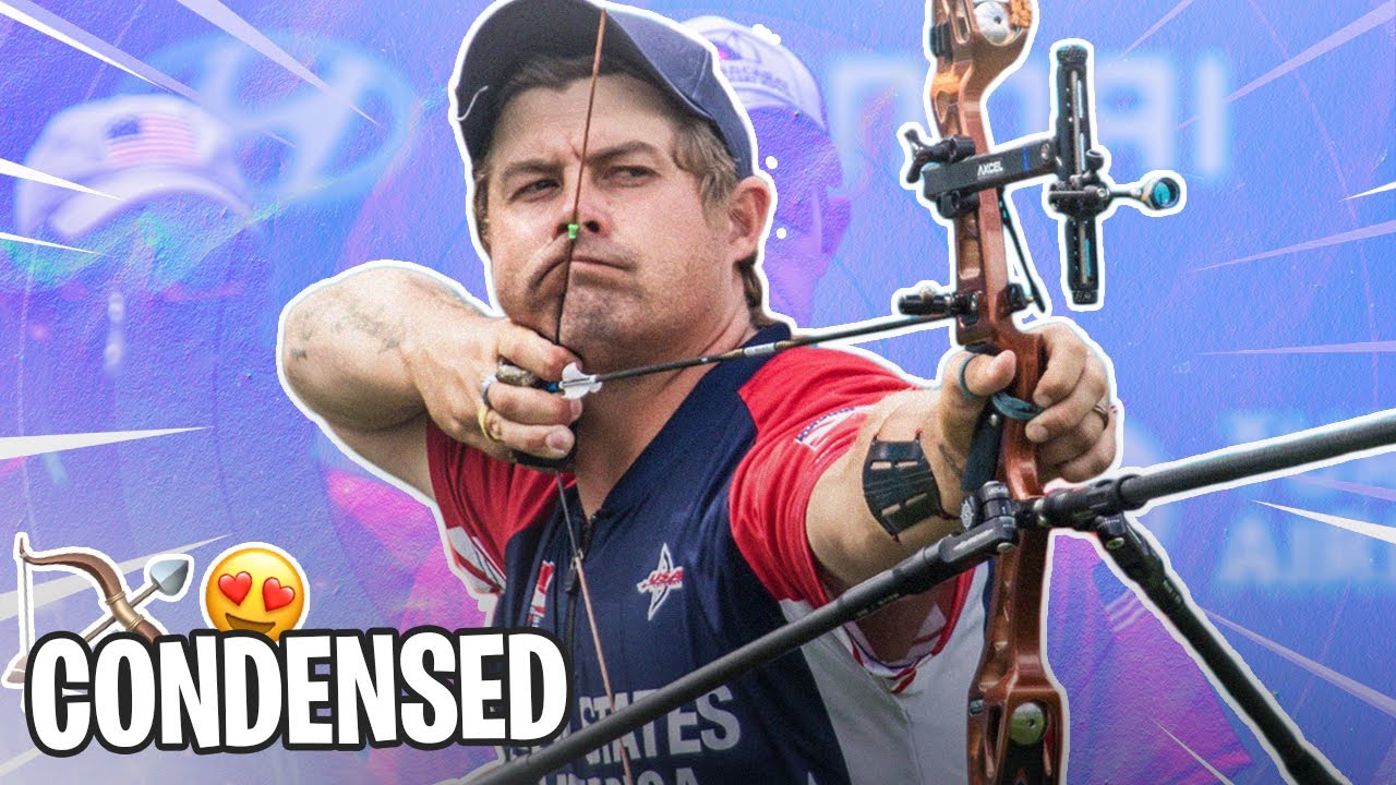 Condensed: USA v France for recurve men’s team Olympic quota place