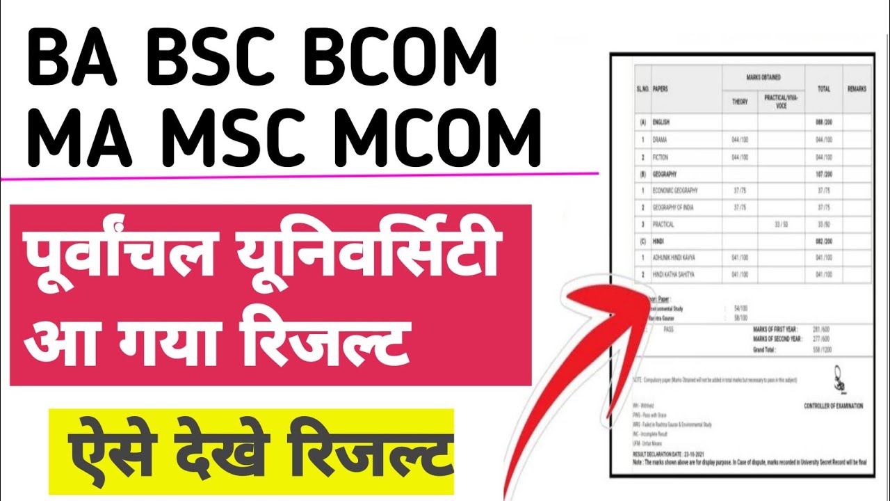 vbspu result 2026|vbspu ba bsc result 2026 kaise dekhe|ba 4th semester result kaise dekhe 2026