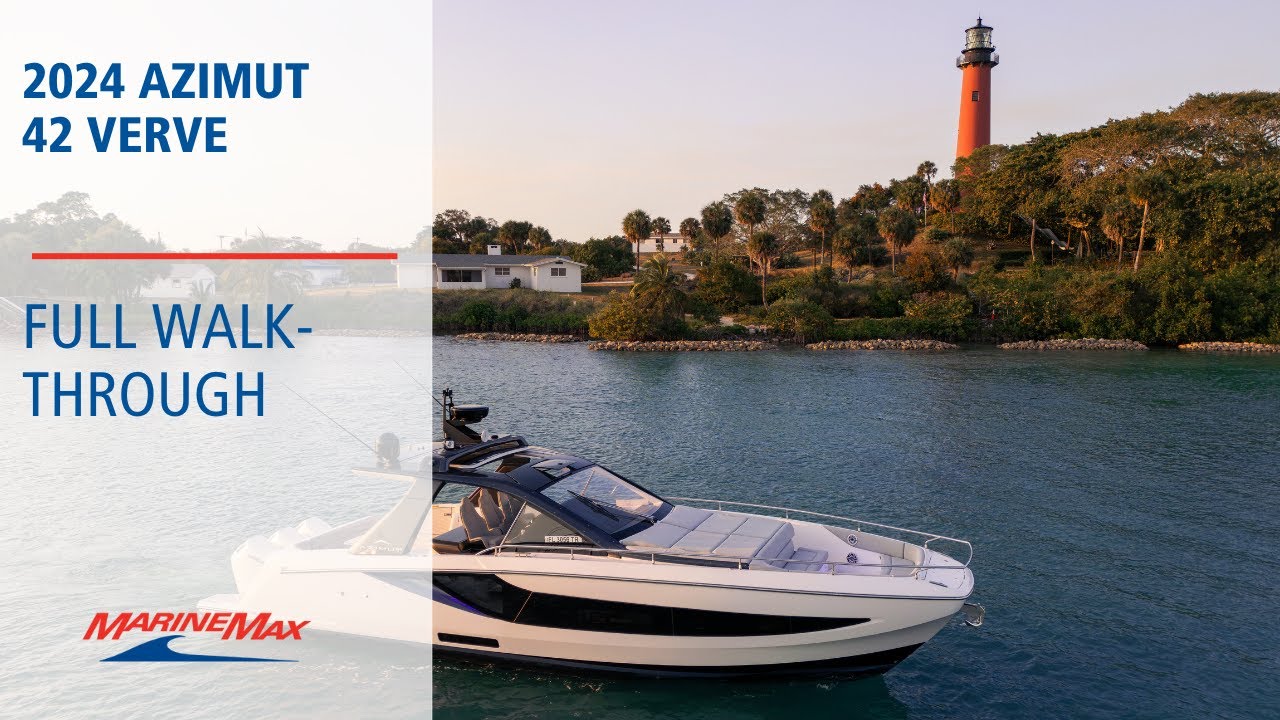 BRAND NEW | AZIMUT 42 VERVE | MARINEMAX JUPITER