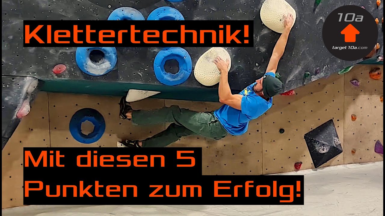 Klettertechnik verbessern!