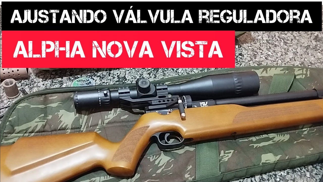 Como ajustar válvula reguladora da Alpha Nova Vista