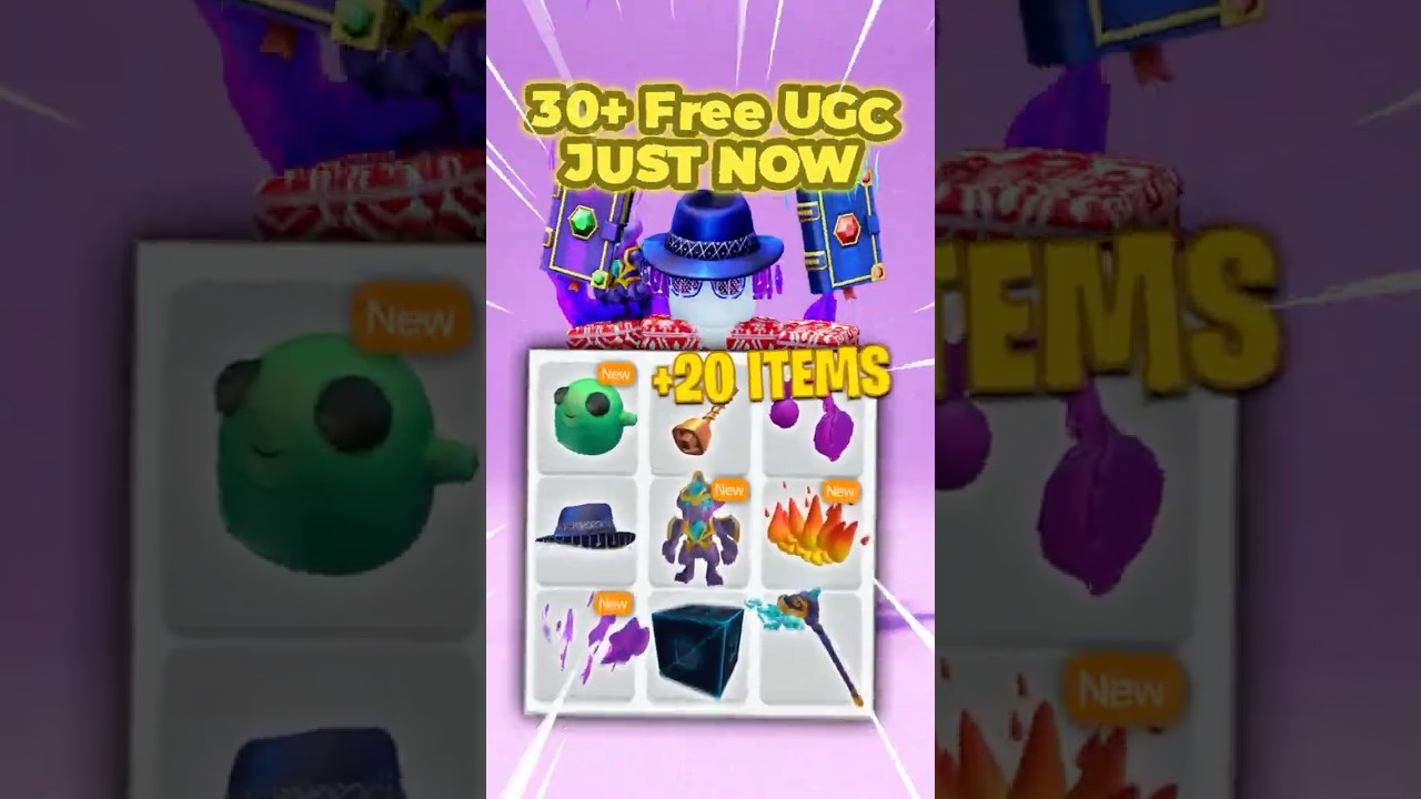 Roblox ДАЛИ 30+ БЕСПЛАТНЫХ ВЕЩЕЙ? 😲🔥 #robloxugc #roblox