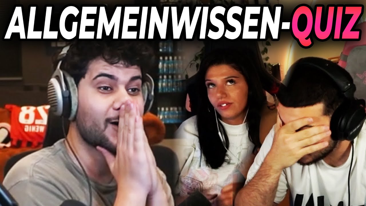 Allgemeinwissen-Quiz mit ROSE & HAMED 🤓📚 (MIT BESTRAFUNG)